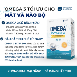 Omega extra dha- Dầu cá tinh chế nhập khẩu Nauy
